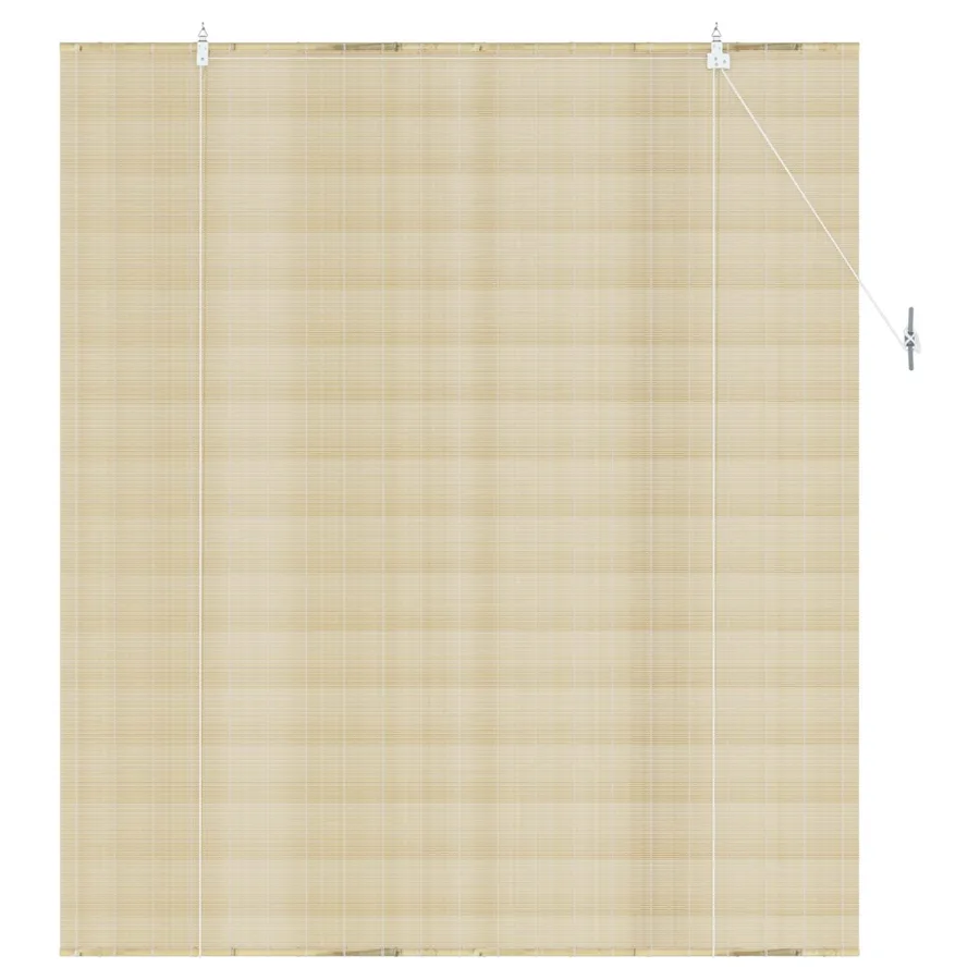 Store enrouleur Naturel 160 x 160 cm Bambou - 2