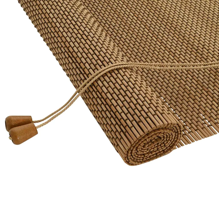 Store enrouleur Marron 40 x 220 cm Bambou - 2