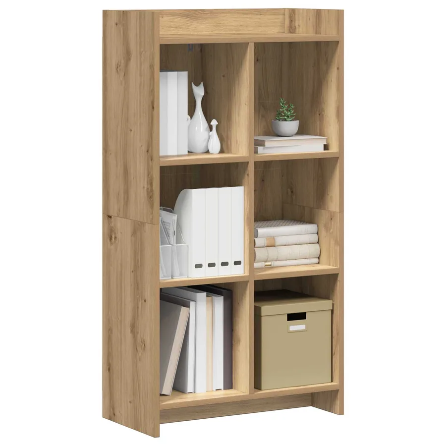 Bibliothèque 6 niveaux 59 x 30 x 111 cm Bois d'ingénierie - 3