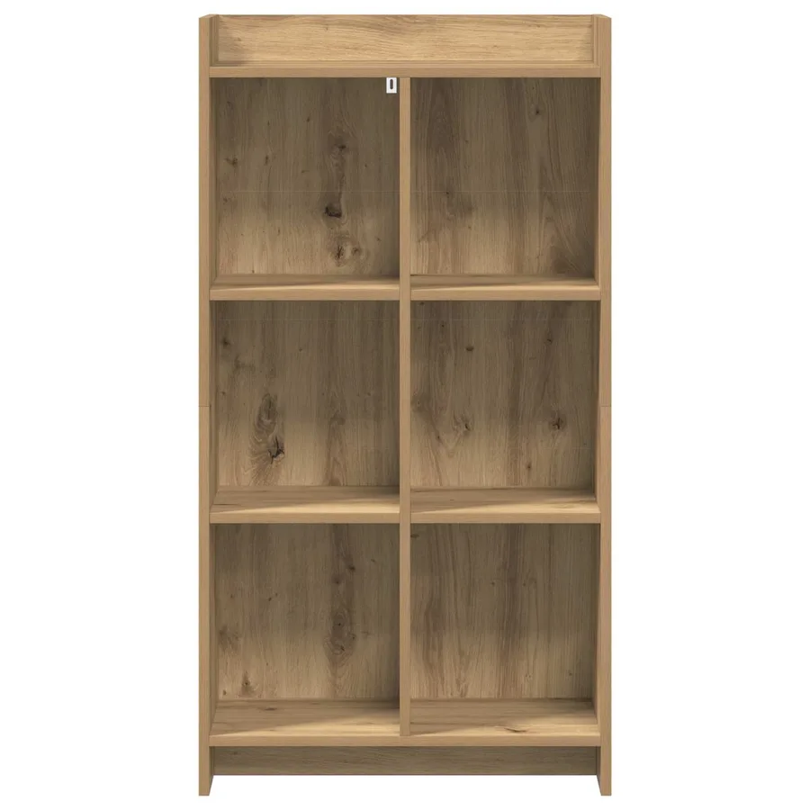Bibliothèque 6 niveaux 59 x 30 x 111 cm Bois d'ingénierie - 4
