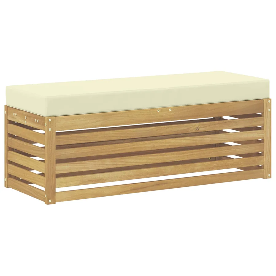 Ensemble de canapés d'extérieur Blanc et crème 115 x 43 x 45 cm - 2