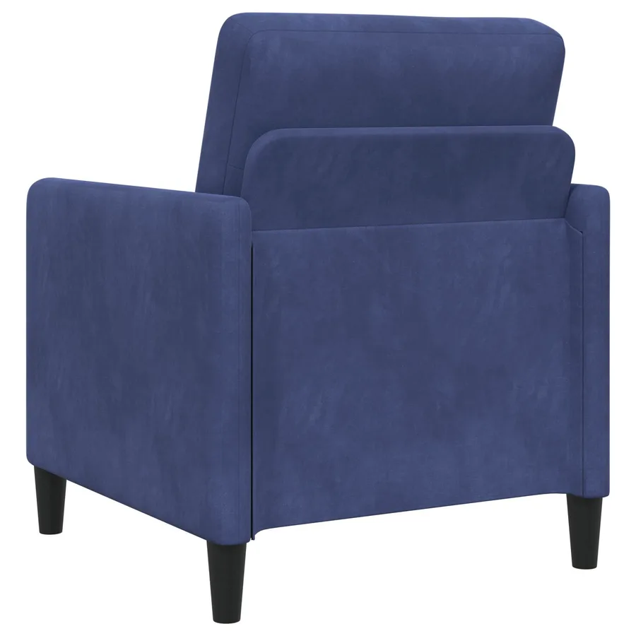 Sofa avec rangement Bleu police 72 x 78 x 87 cm Polyester - 6