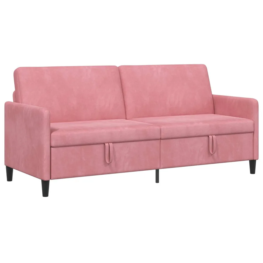 Sofa avec rangement Rose 192 x 78 x 87 cm Polyester - 2