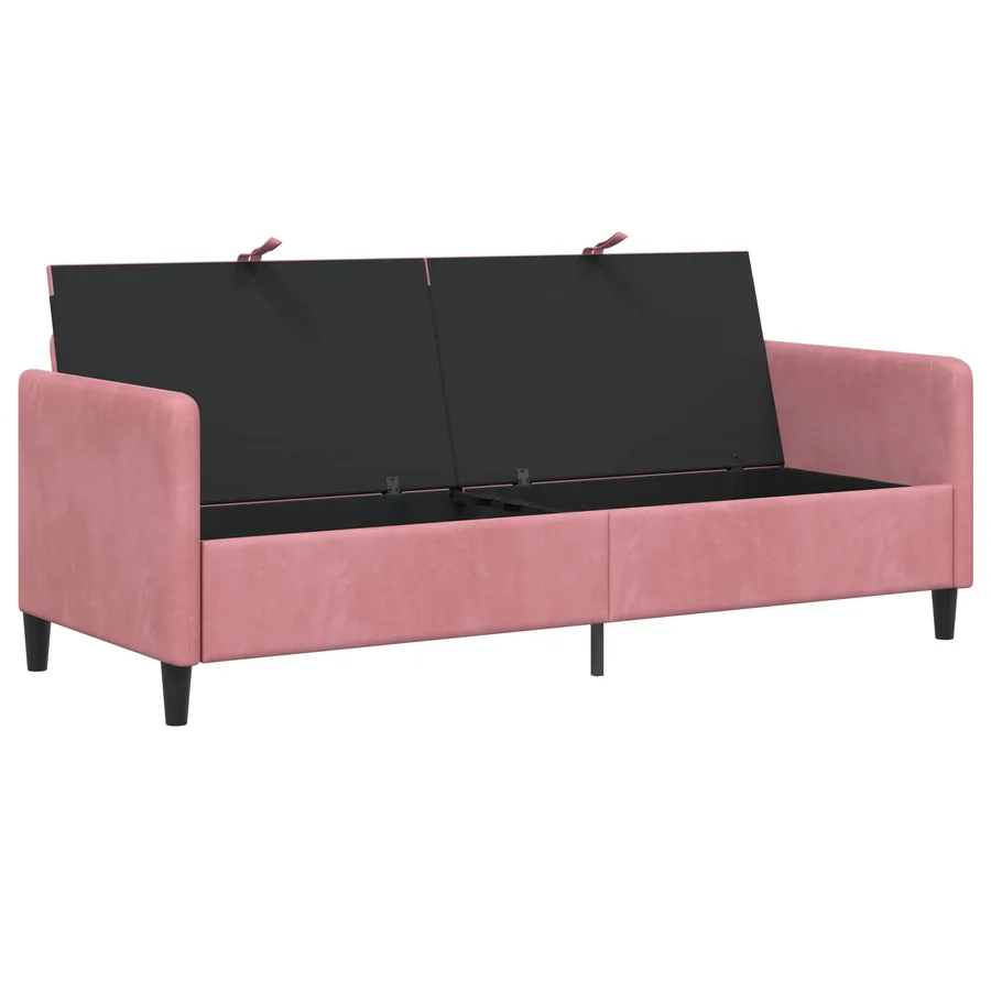 Sofa avec rangement Rose 192 x 78 x 87 cm Polyester - 3