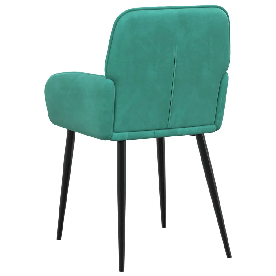 Chaises de salle à manger 6 pcs Velours Turquoise - 5