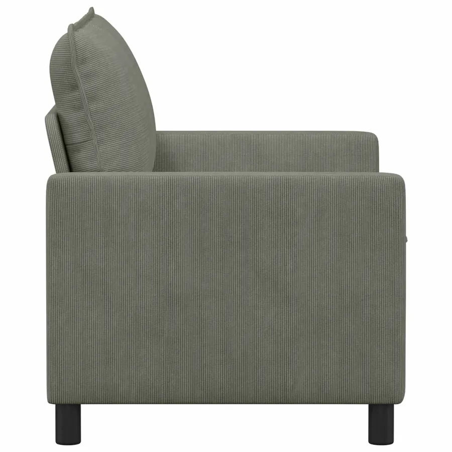 Canapé Gris clair 126 x 81 x 87,5 cm Tissu - 4