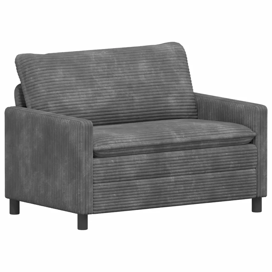 Canapé Gris clair 126 x 81 x 87,5 cm Polyester - 2