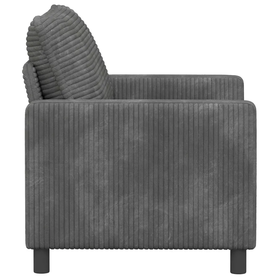 Canapé Gris clair 126 x 81 x 87,5 cm Polyester - 4