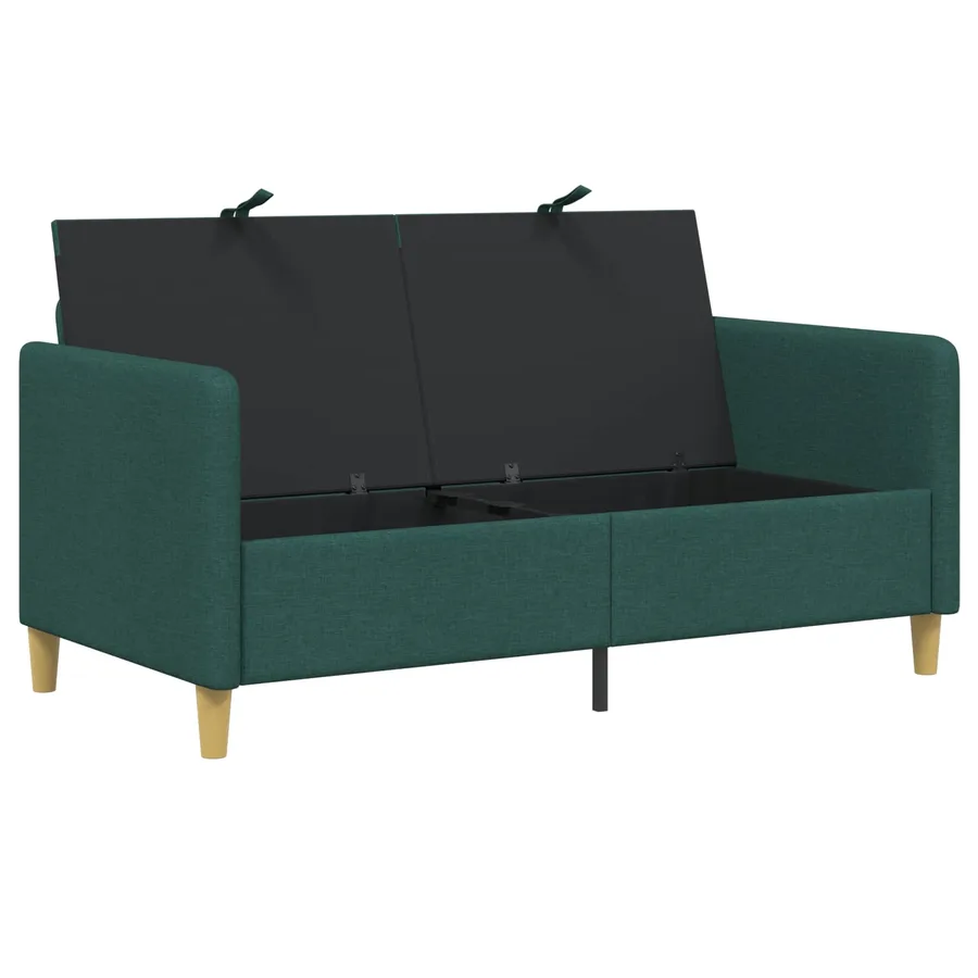 Sofa avec rangement Vert foncé 152 x 78 x 87 cm Polyester - 4
