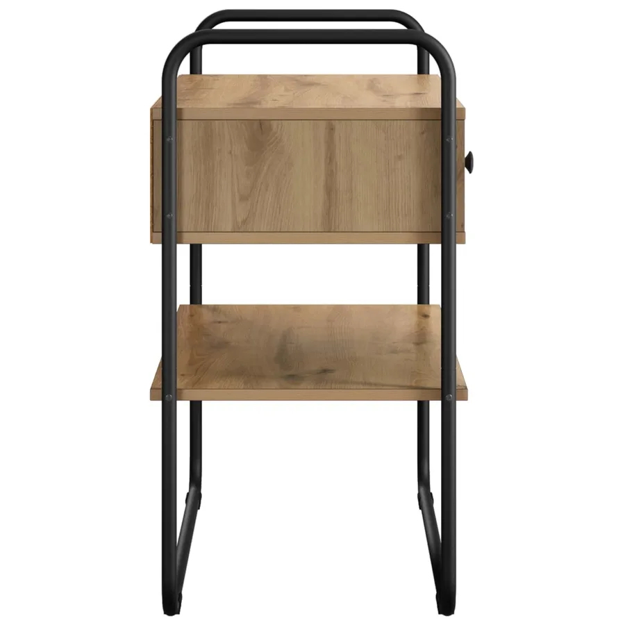 Table console Chêne artisanal 100 x 40 x 75 cm - 6
