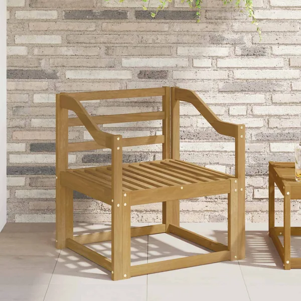 Ensemble de canapés d'extérieur Bois d'Acacia Massif Blanc