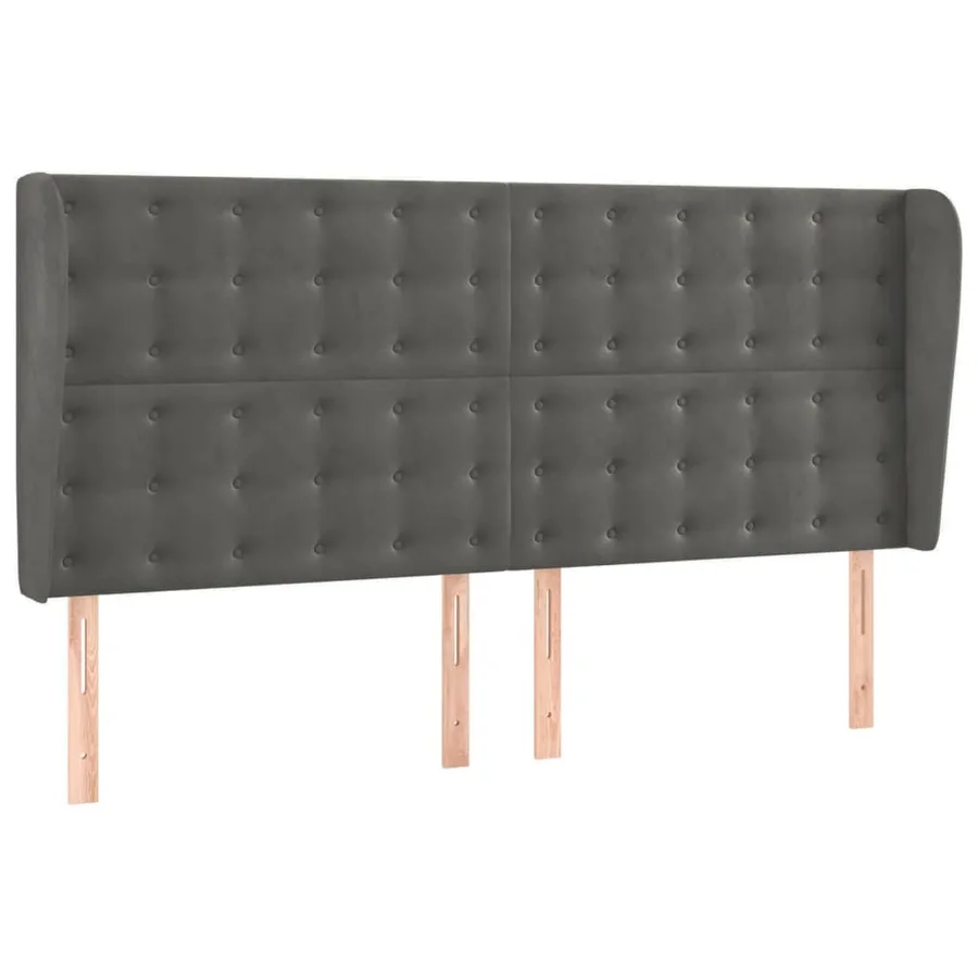 Sommier à lattes de lit matelas et LED Gris foncé 200x200 cm - 7