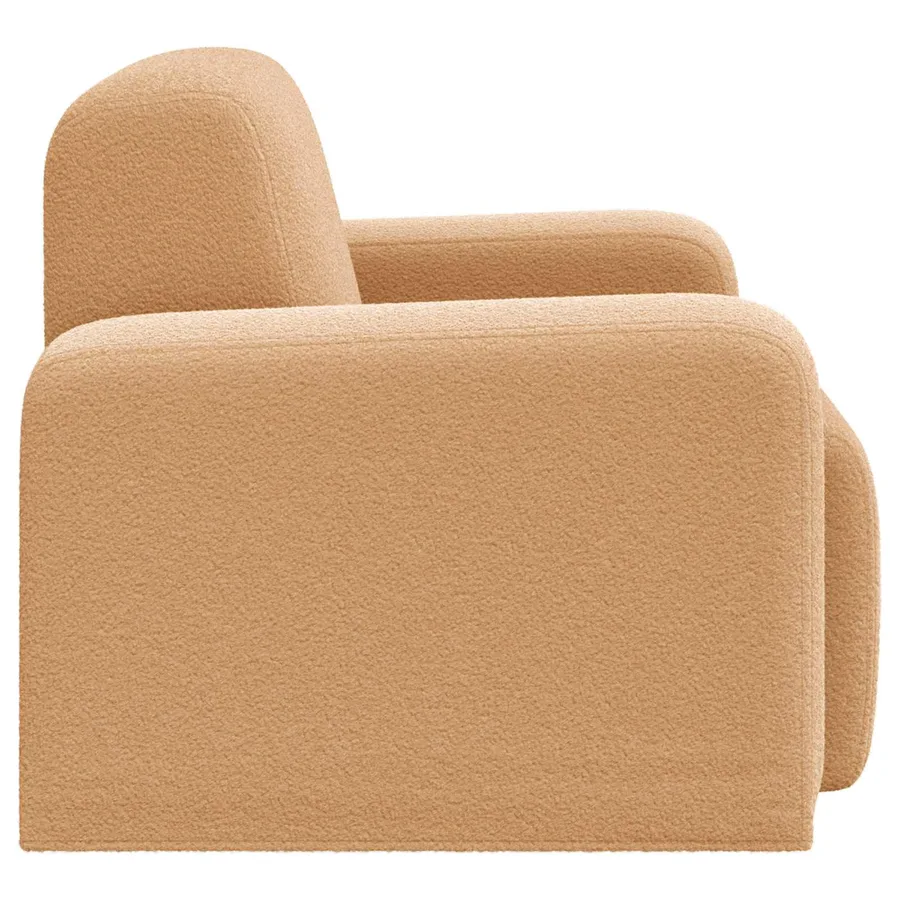 Fauteuil Beige Bouclé - 4