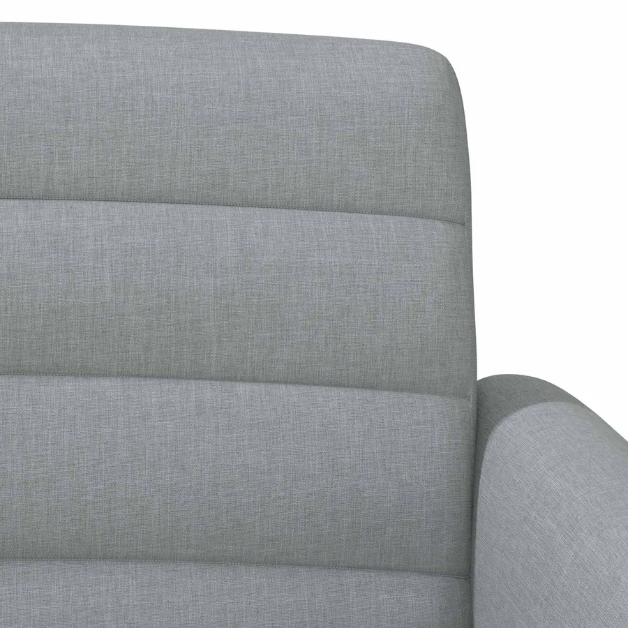 Canapé love seat avec capitonnage en boutons Gris clair Tissu - 7