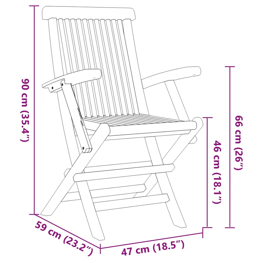 Ensemble de salle à manger pour jardin 7 pcs Marron - 6