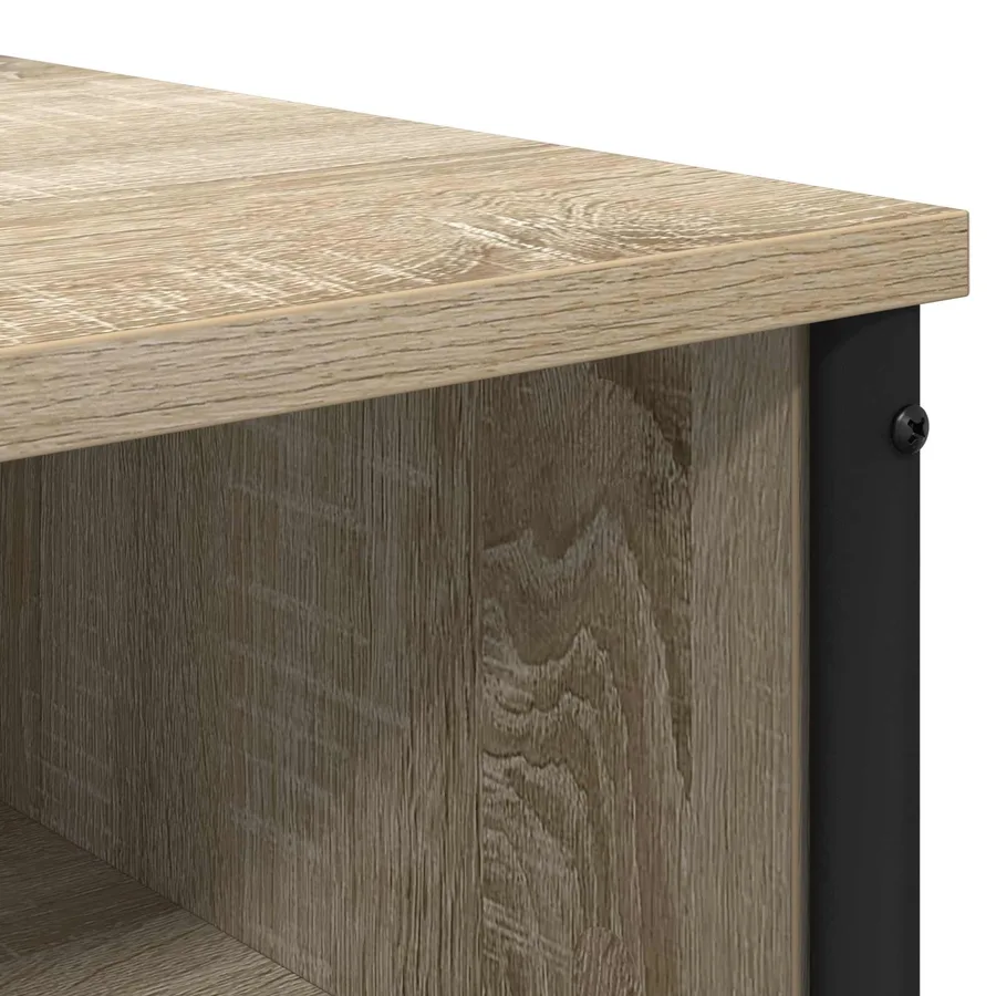 Table de Toilette avec étagère Chêne Sonoma 81 x 40 x 131 cm - 7