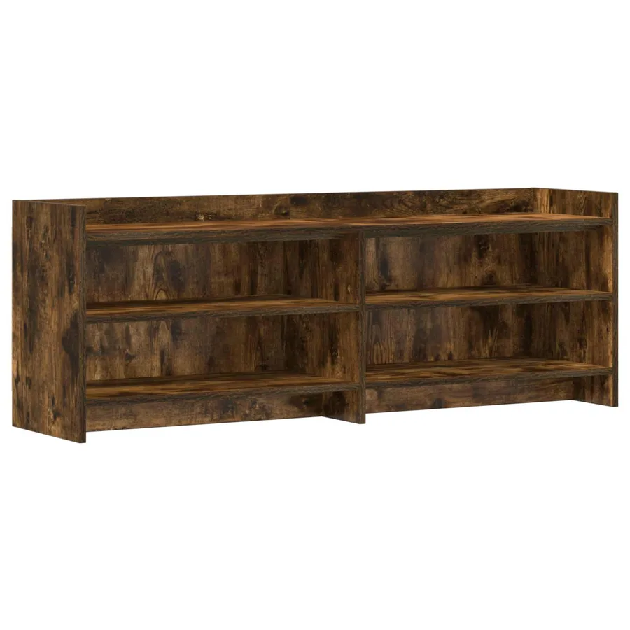 Meuble TV 135 x 33 x 47 cm Chêne fumé Bois d'ingénierie - 2