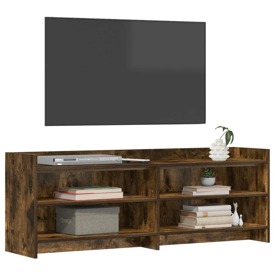 Meuble TV 135 x 33 x 47 cm Chêne fumé Bois d'ingénierie - 3