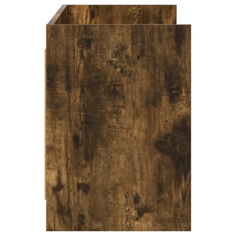 Meuble TV 135 x 33 x 47 cm Chêne fumé Bois d'ingénierie - 5