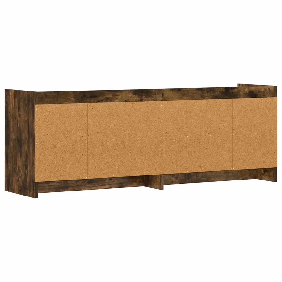 Meuble TV 135 x 33 x 47 cm Chêne fumé Bois d'ingénierie - 6