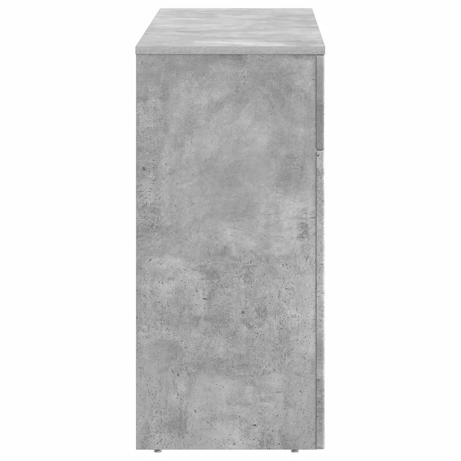 Table basse Gris béton 102 x 35 x 75 cm Bois d'ingénierie - 6