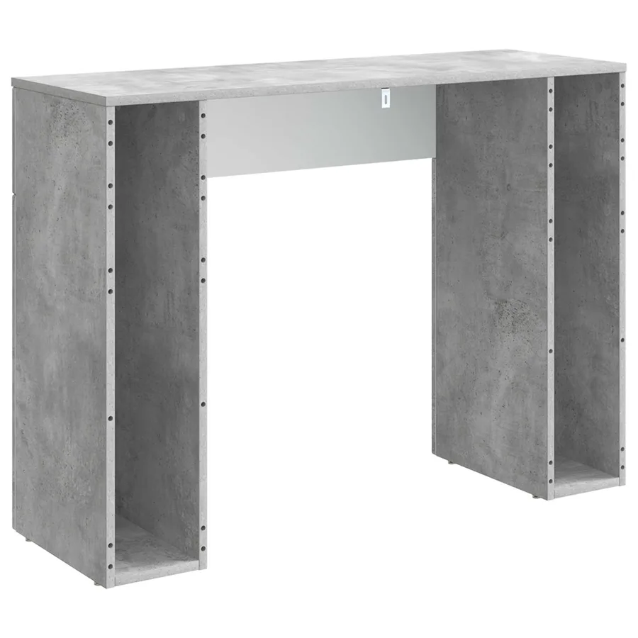 Table basse Gris béton 102 x 35 x 75 cm Bois d'ingénierie - 7