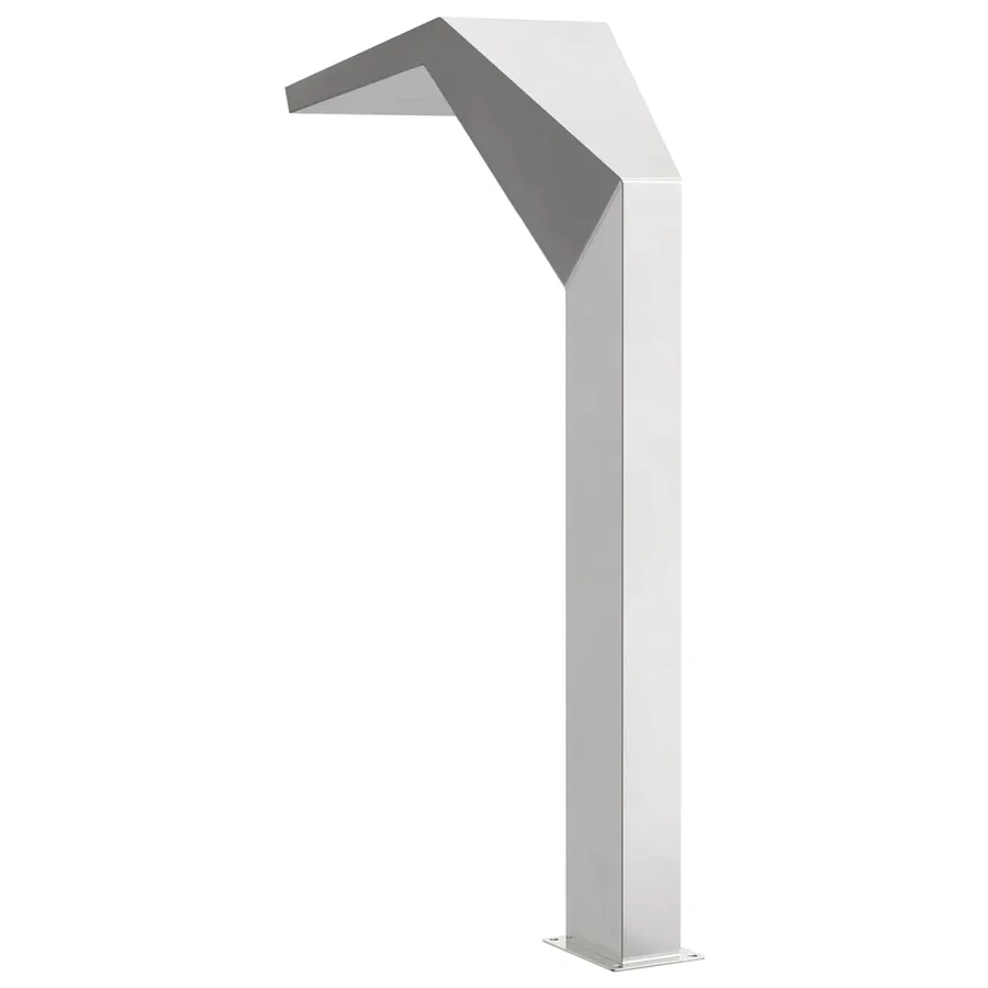 Chute d'eau de Piscine Acier inoxydable 50 x 30 x 90 cm Argenté - 6