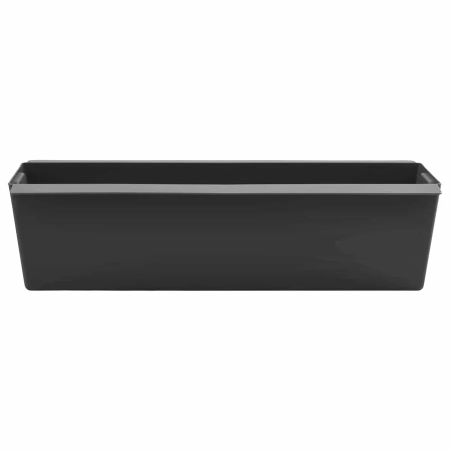 Caisses à fleurs pour palettes Euro 12 pcs Noir - 4
