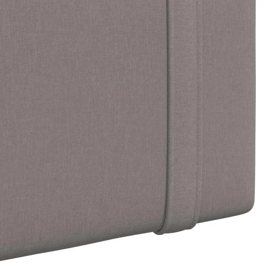 Tête de lit suspendue Avec lumière LED Taupe Tissu - 9