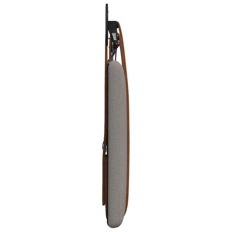 Tête de lit suspendue Avec lumière LED Taupe PU antique - 7