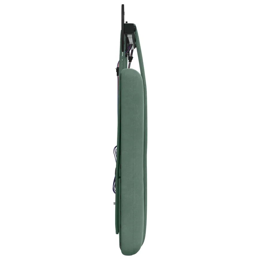 Tête de lit suspendue Avec lumière LED Vert Mer Velours - 7
