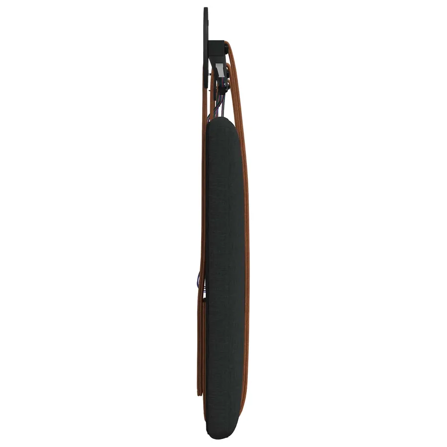 Tête de lit suspendue Avec lumière LED Noir PU antique - 7