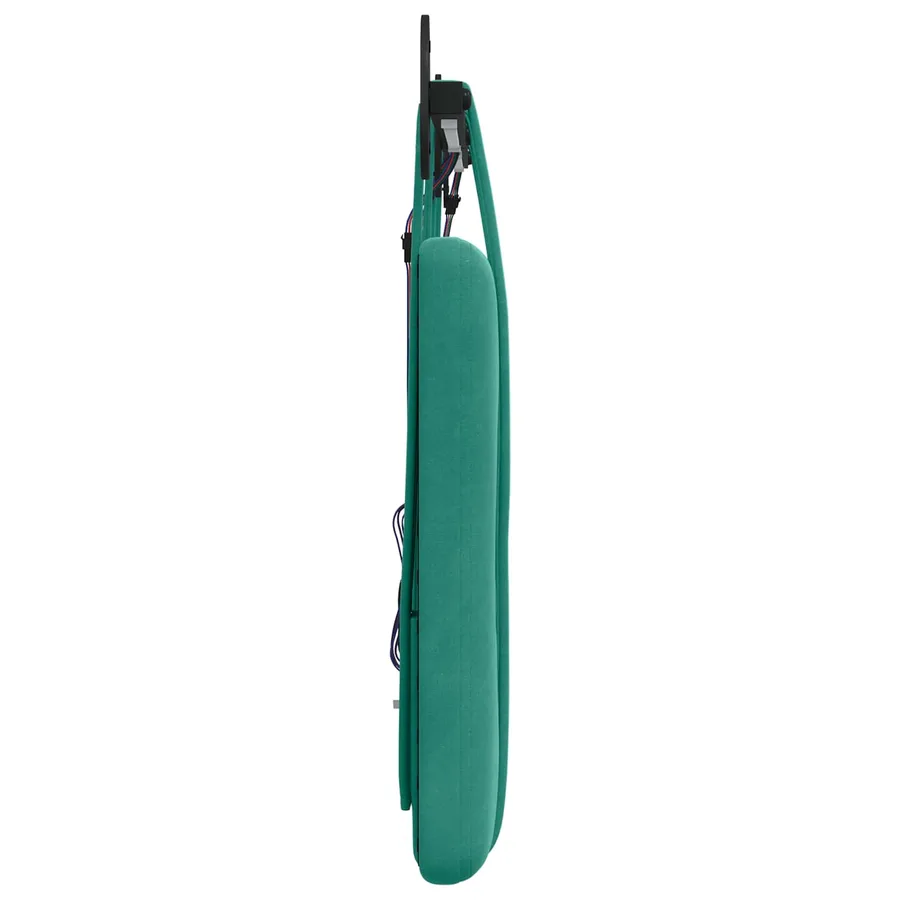 Tête de lit suspendue Avec lumière LED Turquoise Velours - 7