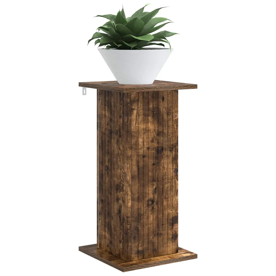 Support de Plante Chêne fumé 30,5 x 30 x 60,5 cm - 3