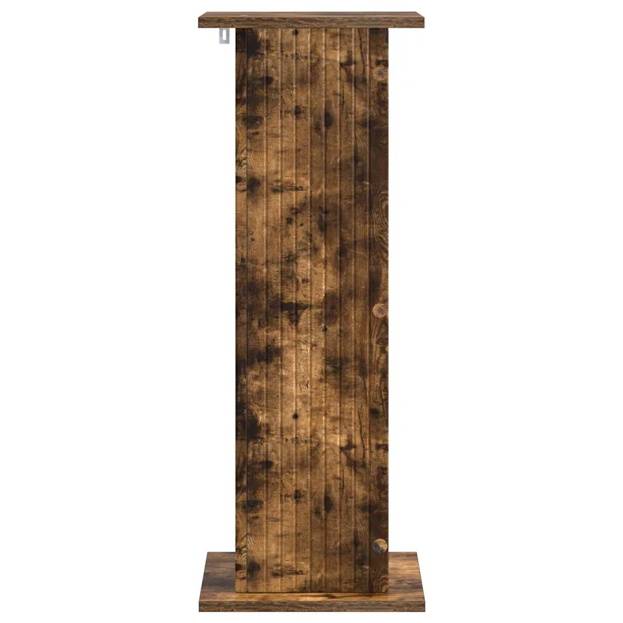 Support de Plante 2 pcs Chêne fumé 30,5 x 30 x 80,5 cm - 6