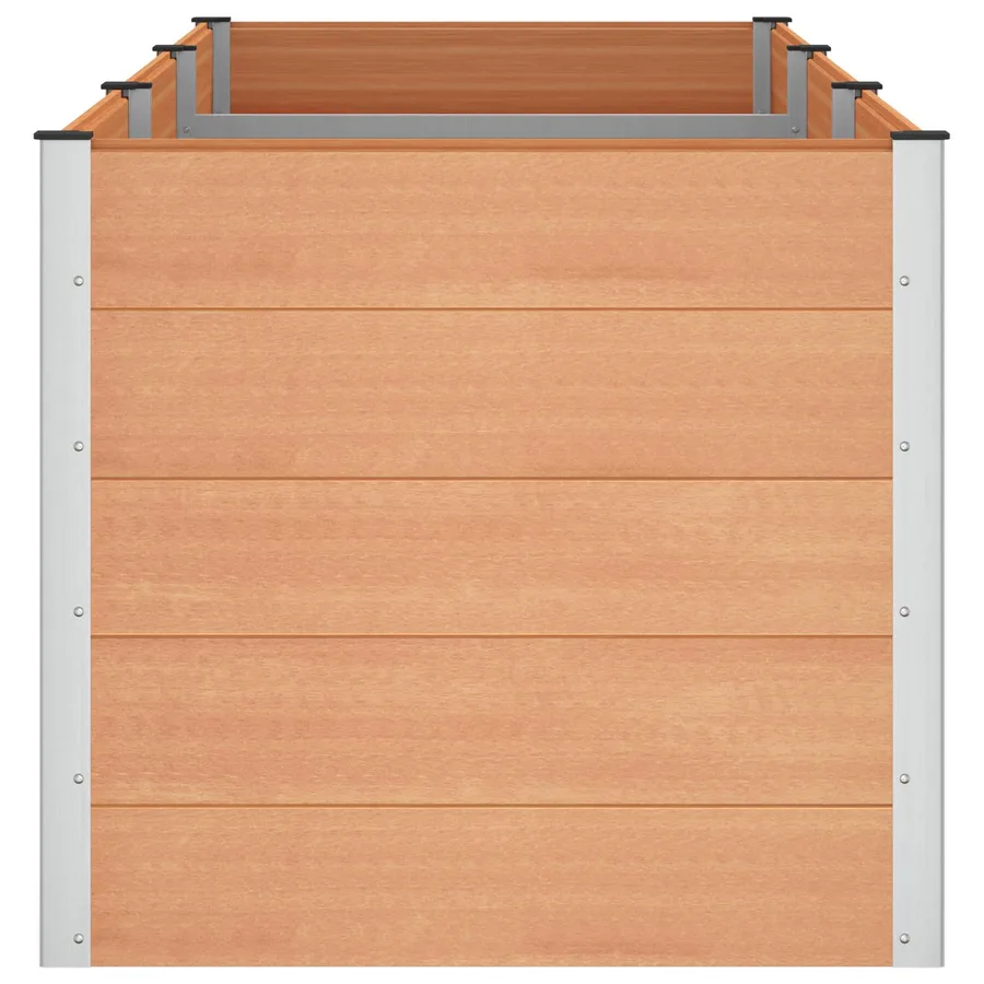 Jardinière surélevée Marron 300 x 100 x 91 cm - 4