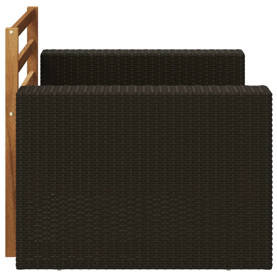 Sofa de milieu extérieur Naturel - 4