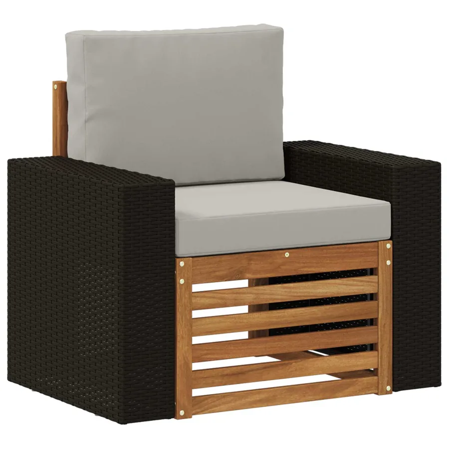 Sofa de milieu extérieur Naturel - 2