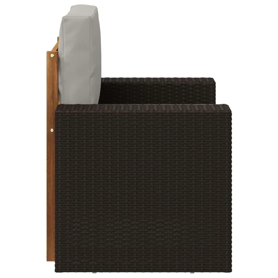 Sofa de milieu extérieur Naturel - 4