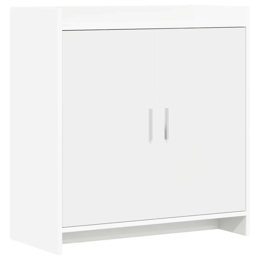 Buffet Blanc 72 x 36 x 80 cm Bois d'ingénierie - 2