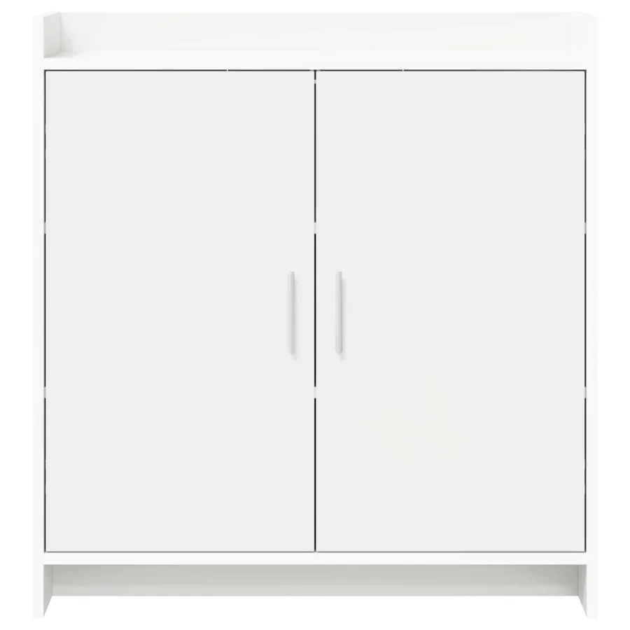 Buffet Blanc 72 x 36 x 80 cm Bois d'ingénierie - 5