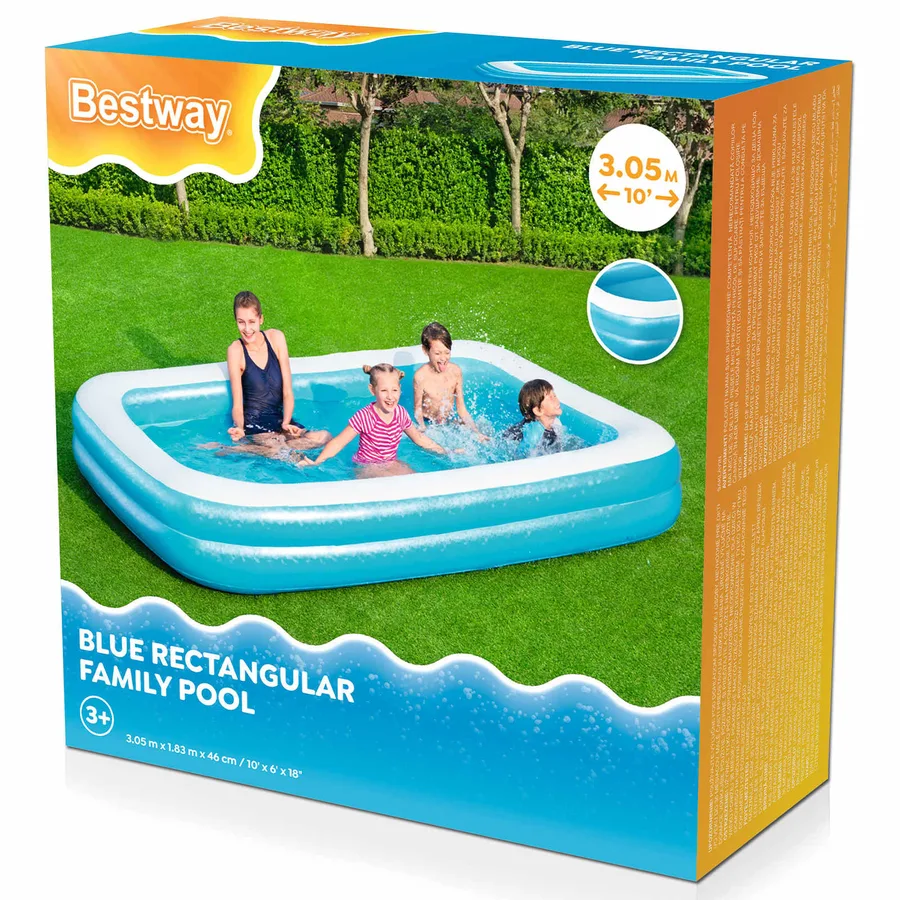 Bestway Piscine Gonflable Bleu 305 x 183 x 46 cm PVC - 3