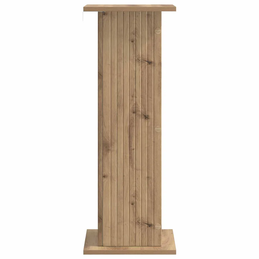 Support de Plante Chêne artisanal 30,5 x 30 x 80,5 cm - 6