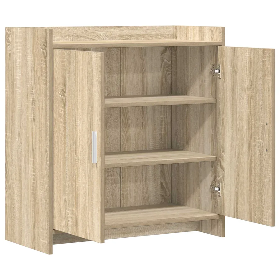 Buffet Chêne Sonoma 72 x 36 x 80 cm Bois d'ingénierie - 4