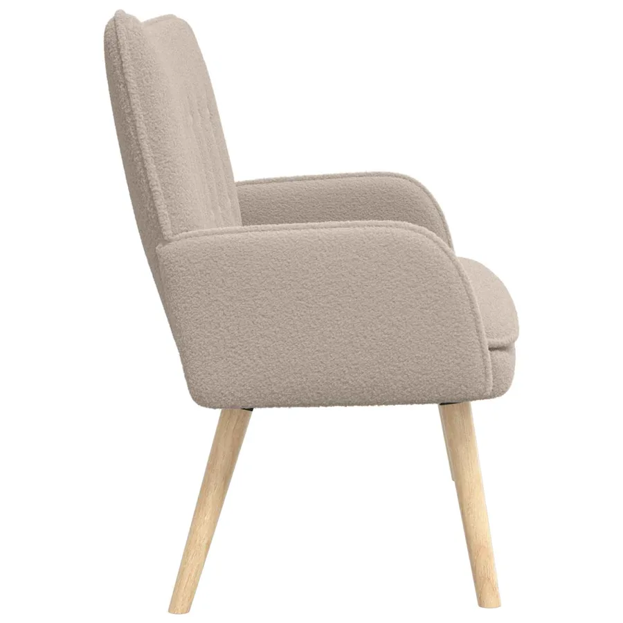 Sofa 2 places Gris clair 115 x 61 x 87 cm Bouclé - 6