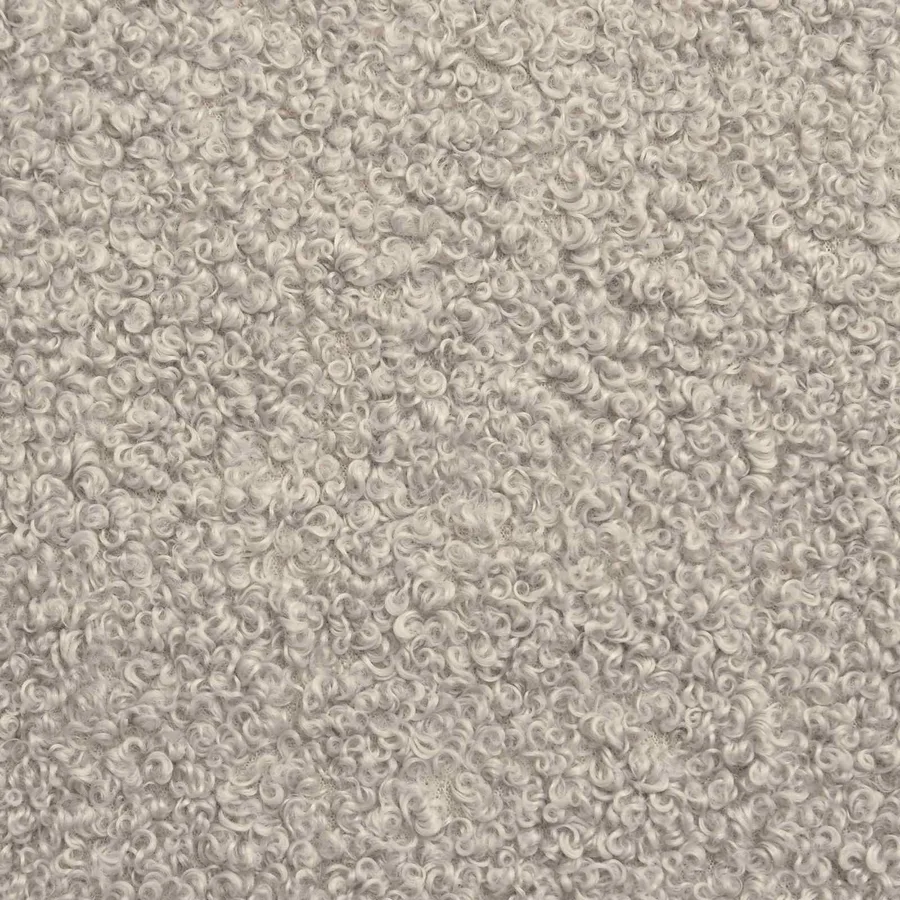 Sofa 2 places Gris clair 115 x 61 x 87 cm Bouclé - 9