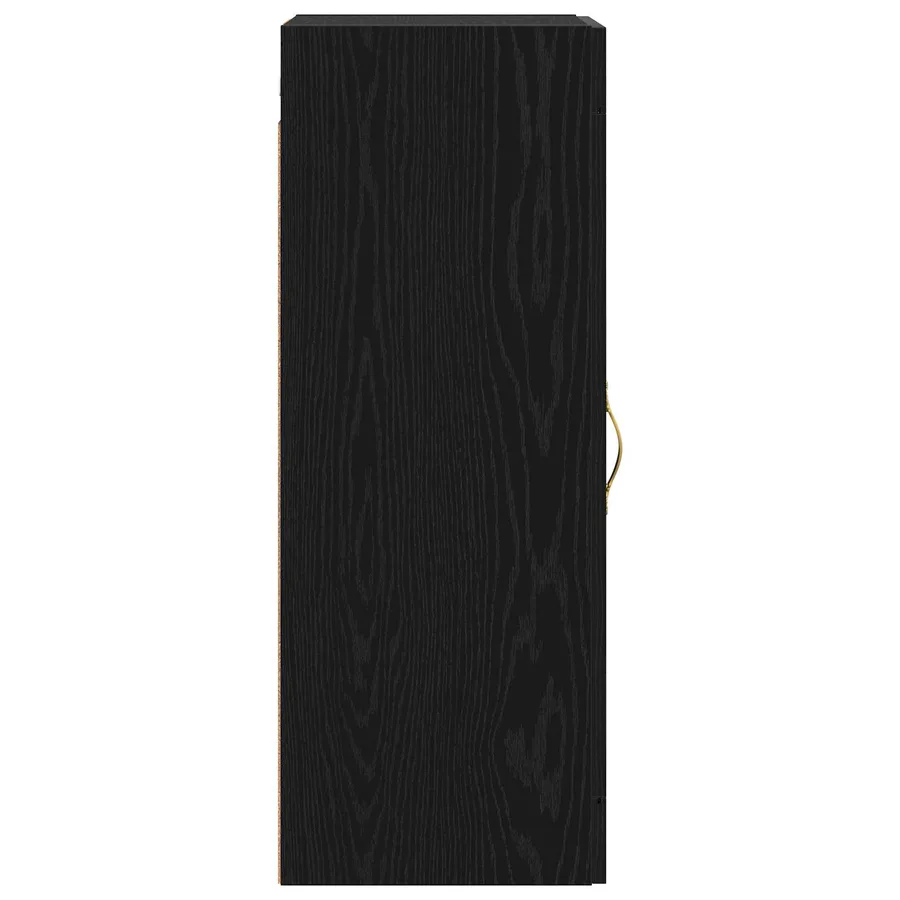 Meuble mural Chêne noir 34,5 x 34 x 90 cm Bois d'ingénierie - 3
