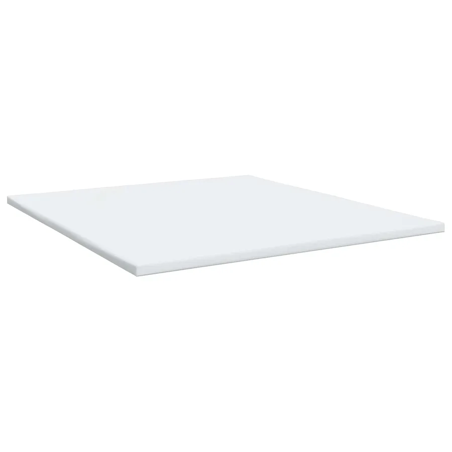 Lit boxspring LED avec matelas Gris clair 180 x 200 cm Velours - 6