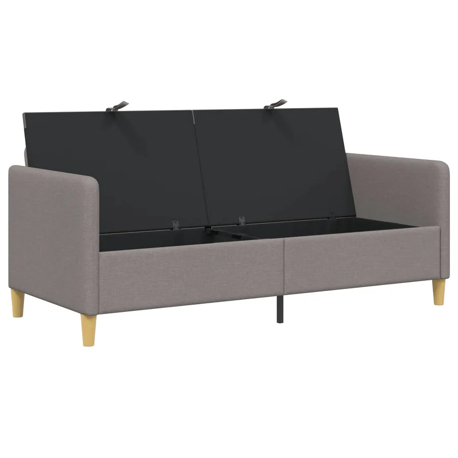 Sofa avec rangement Taupe 172 x 78 x 87 cm Polyester - 4