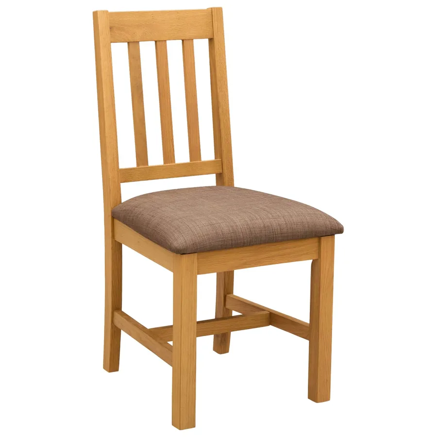 Chaise de salle à manger VENLO 2 pcs Bois de chêne massif - 2